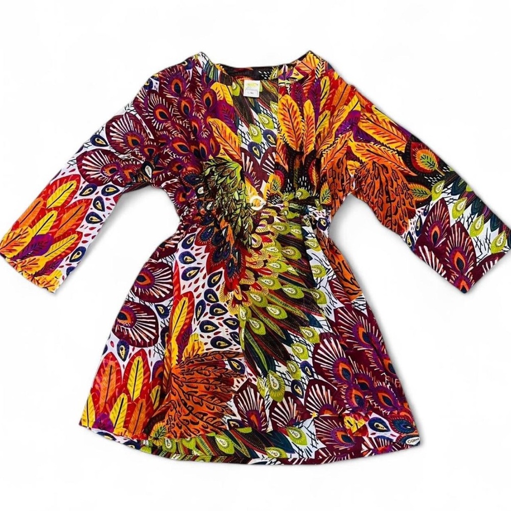 Rima Beachworld Colorful Animal Print Beach Coverup